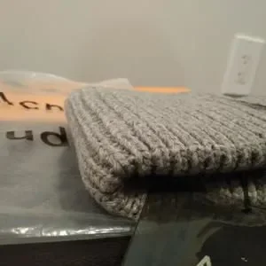 Gray Acne Studios Pansy Beanie - Brand New from Older Collection 0400016755589_LIGHTGREY?wid=  main image 3
